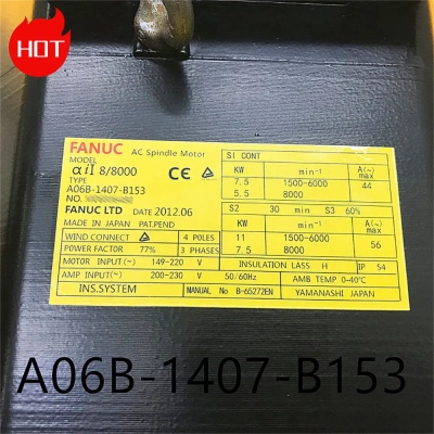 Серводвигатель FANUC A06b-1407-b153