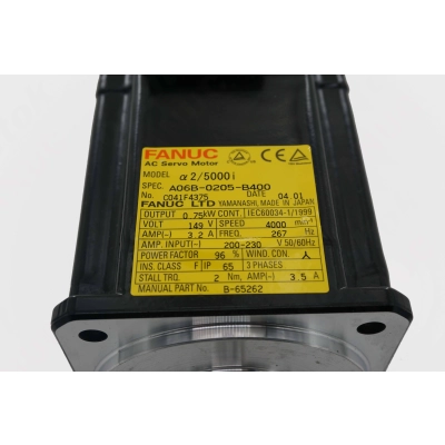 Сервопривод FANUC A06B-0205-B400/B300/B500/B102