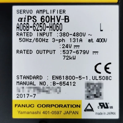 Сервоусилитель FANUC 6250-H060